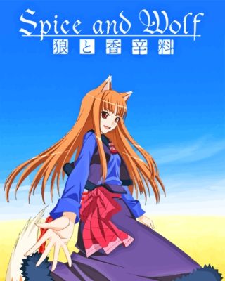 Holo Spice And Wolf Poster Paint By Numbers