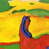 Horse In A Landscape By Franz Marc Paint By Numbers