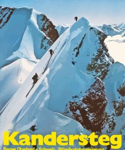 Kandersteg Poster Paint By Numbers