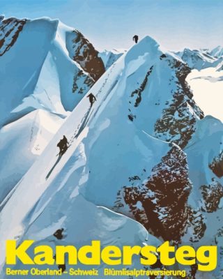 Kandersteg Poster Paint By Numbers