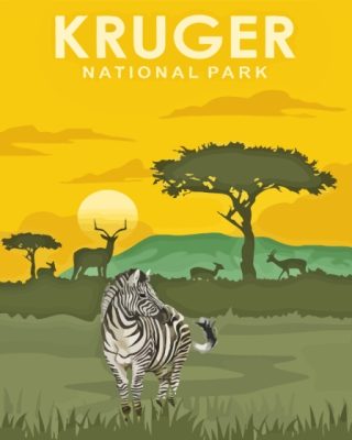 Kruger Park South Africa Paint By Numbers