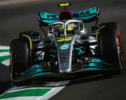 Lewis Hamilton Car Paint By Numbers