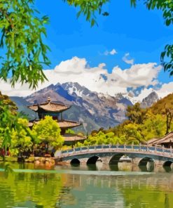 Lijiang Landscape Nature Paint By Numbers