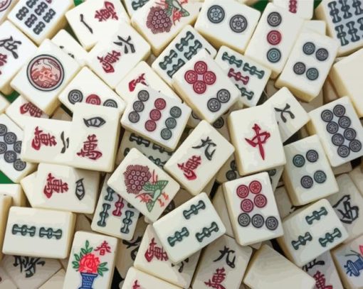 Mahjong Game Paint By Numbers