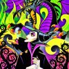 Maleficent Dragon Side View Art Paint By Numbers