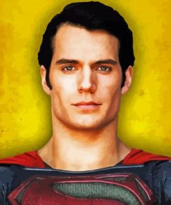 Man Of Steel Paint By Numbers