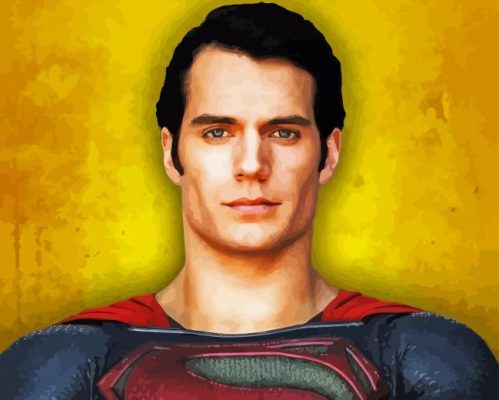 Man Of Steel Paint By Numbers