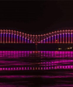 Memphis Hernando De Soto Bridge Paint By Numbers