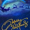 Merry Christmas Moon Paint By Numbers