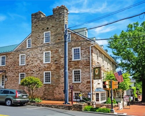 Middleburg Buildings Paint By Numbers