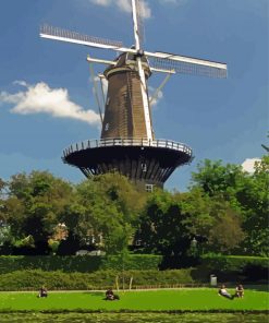 Molen De Valk Leiden City Paint By Numbers