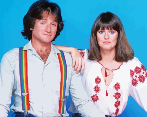 Mork And Mindy Series Character Paint By Numbers