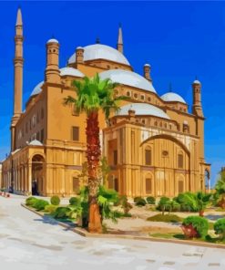 Mosque Of Muhammad Ali Egypt Paint By Numbers