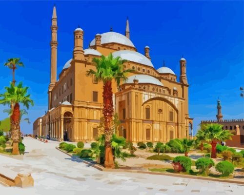 Mosque Of Muhammad Ali Egypt Paint By Numbers