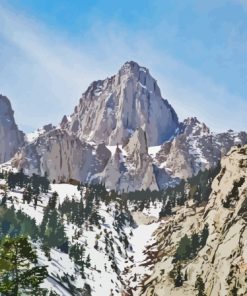 Mount Whitney In California Paint By Numbers