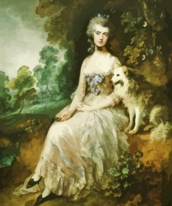 Mrs Mary Robinson Thomas Gainsborough Paint By Numbers