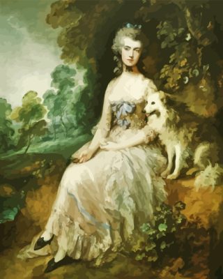 Mrs Mary Robinson Thomas Gainsborough Paint By Numbers