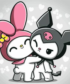 My Melody And Kuromi Paint By Numbers