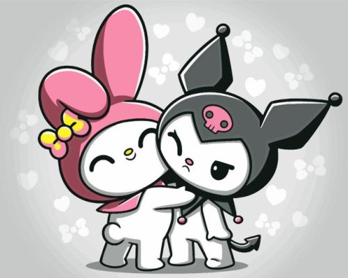 My Melody And Kuromi Paint By Numbers