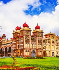 Mysuru Buildings Paint By Numbers