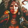 Native American Indian Lady Paint By Numbers