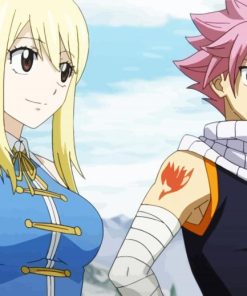 Natsu And Lucy Paint By Numbers