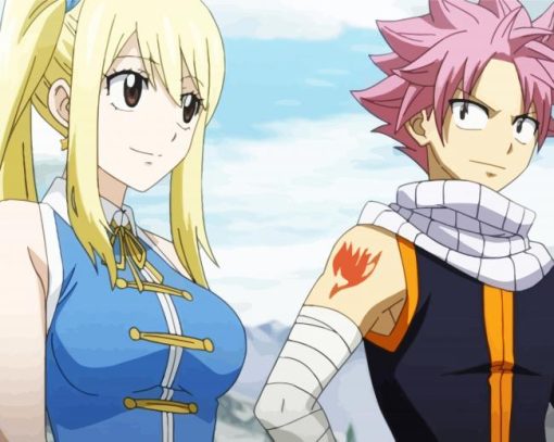 Natsu And Lucy Paint By Numbers