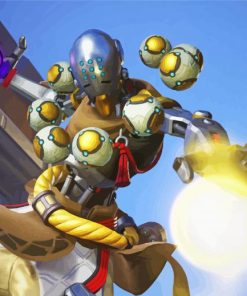 Overwatch Game Zenyatta Paint By Numbers