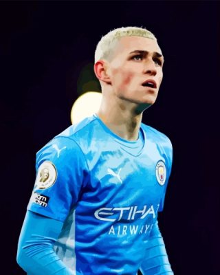 Phil Foden Paint By Numbers