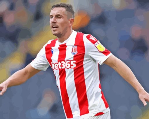 Phil Jagielka Stoke Paint By Numbers