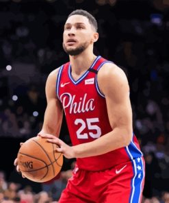 Philadelphia 76 Ben Simmons Paint By Numbers