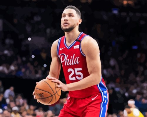 Philadelphia 76 Ben Simmons Paint By Numbers