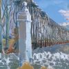 Pillar And Moon Paul Nash Paint By Numbers