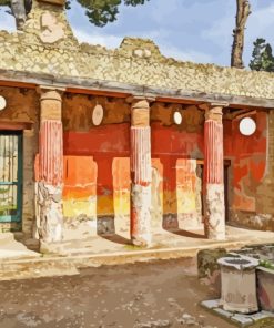 Pompeii Ruins Italy Paint By Numbers