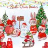 Santa Claus Bunnies Paint By Numbers