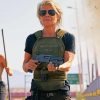 Sarah Connor Movie Character Paint By Numbers