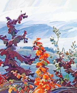 Scrub Oaks And Maples By Franklin Carmichael Paint By Numbers