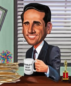 Steve Carell Paint By Numbers