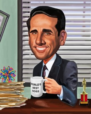 Steve Carell Paint By Numbers