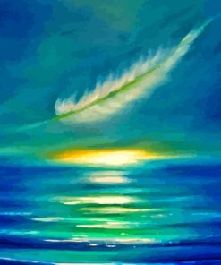 Sunset Feather Paint By Numbers