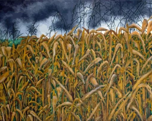 The Cornfield Art Paint By Numbers