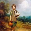 The Cottage Girl By Thomas Gainsborough Paint By Numbers