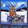 The Iditarod Alaska Race Poster Paint By Numbers