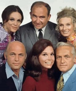 The Mary Tyler Moore Show Characters Paint By Numbers