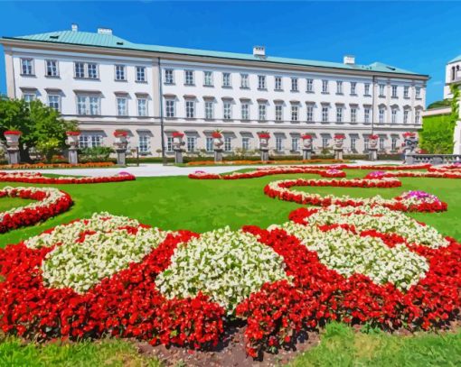 The Mirabelle Palace Salzburg Austria Paint By Numbers