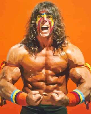 The Ultimate Warrior Paint By Numbers