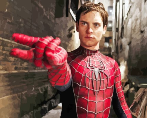 Tobey Maguire Spider Man Paint By Numbers