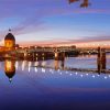 Toulouse Pont Saint Pierre Water Reflection Paint By Numbers