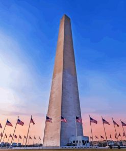 USA Washington Monument Paint By Numbers