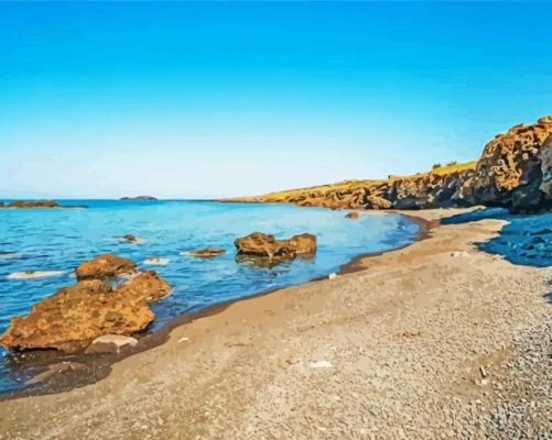 Ustica Beach Paint By Numbers